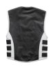 Men's Swat Style Motorcycle Leather Vest