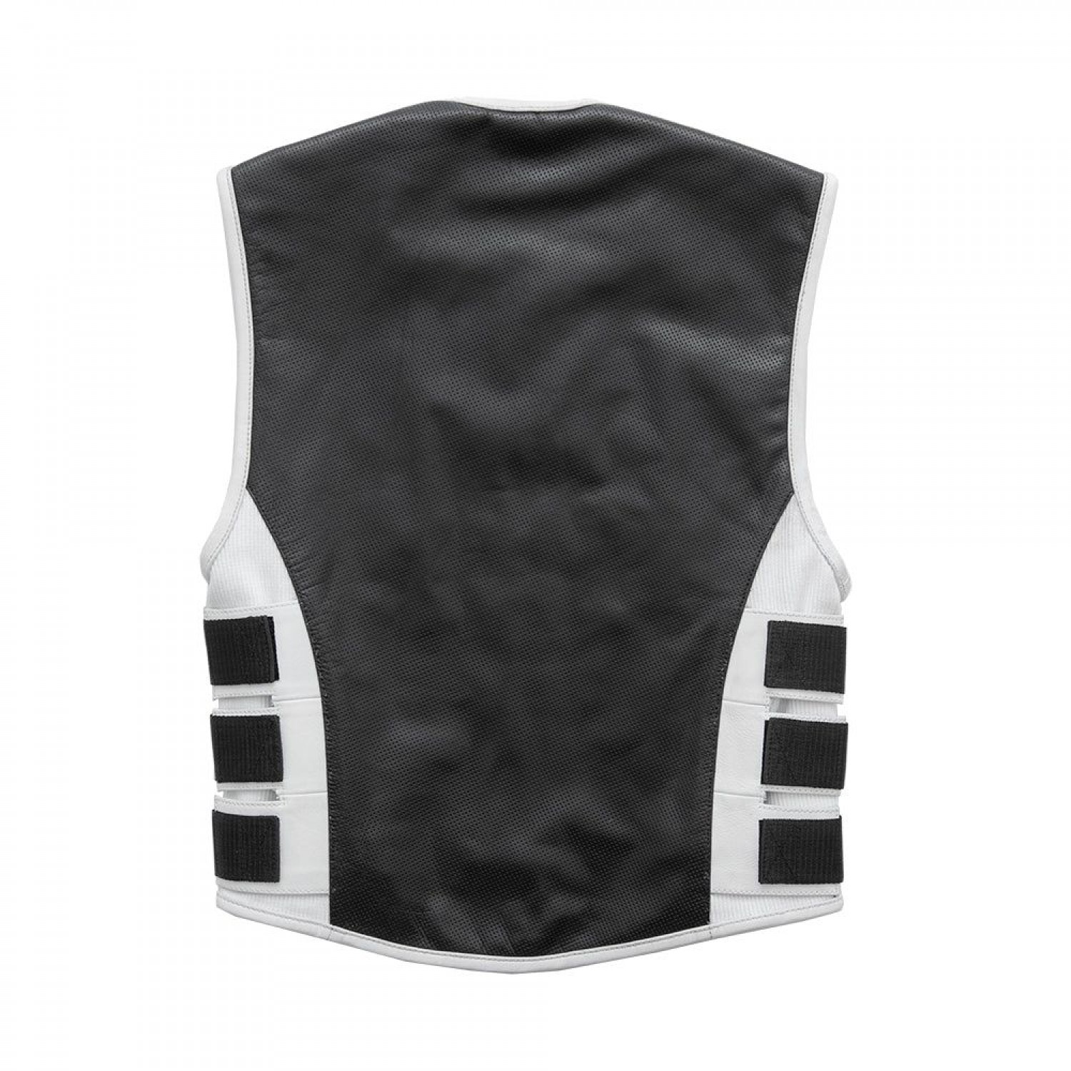 Men's Swat Style Motorcycle Leather Vest