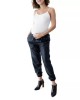 Leather Ankle Jogger Maternity Pants