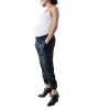 Leather Ankle Jogger Maternity Pants