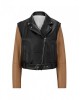 Nappa-Leather Regular-Fit Jacket With Removable Sleeves