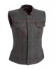 Women's Motorcycle Leather Vest