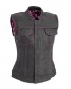 Women's Motorcycle Leather Vest