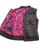 Women's Motorcycle Leather Vest