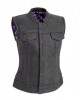 Women's Motorcycle Leather Vest