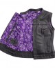 Women's Motorcycle Leather Vest