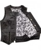 Love Lace Women's Motorcycle Leather Vest