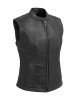 NINA Women's Motorcycle Leather Vest