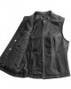 NINA Women's Motorcycle Leather Vest