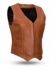 Women's Western Style Motorcycle Leather Vest